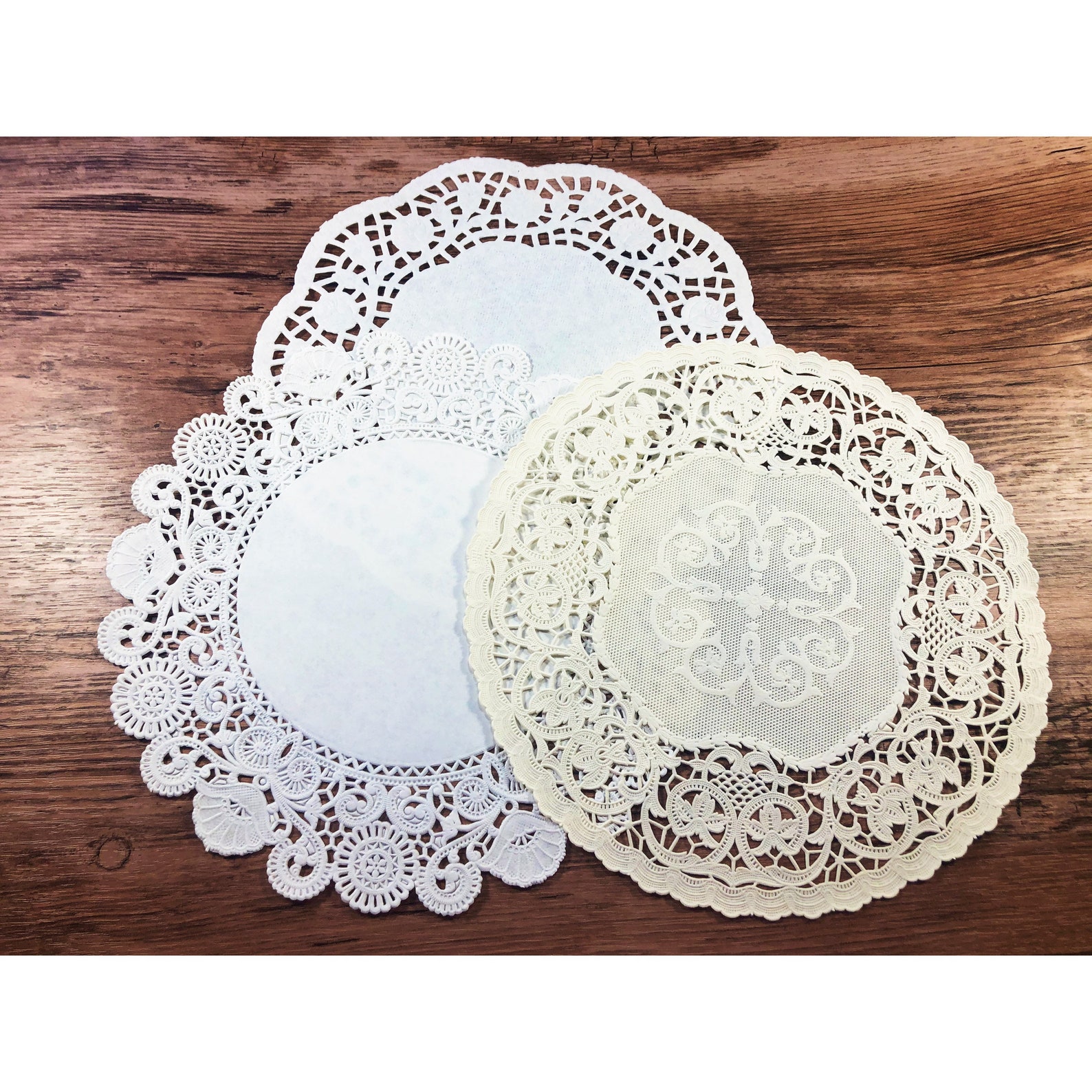 Assorted Paper Doily Pack Vintage Doilies Set of 12 Etsy