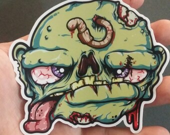 Gross Zombie Sticker