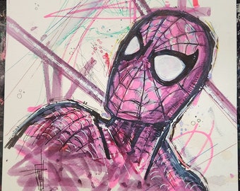 Spiderman - Original 11 x 12"