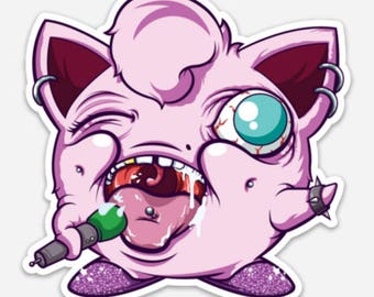 Jiggly Punk Sticker