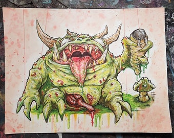 Nurgling - Original 9.25 x 12"