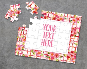 Personalized Puzzle Custom Puzzle Create Your Own Puzzle Pregnancy Announcement Wedding Announcement Announcement Ideas CYOP0050