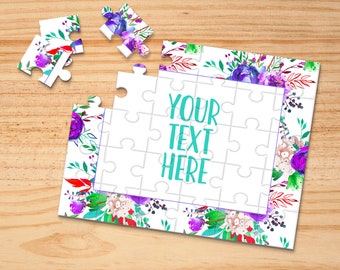 Pregnancy Announcement Custom Puzzle Wedding Announcement CYOP0077 Create Your Own Puzzle Announcement Ideas Personalized Puzzle