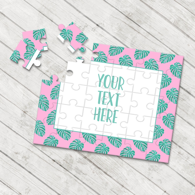 Create Your Own Puzzle Personalized Puzzle Announcement Ideas Custom Puzzle Pregnancy Announcement Wedding Announcement CYOP0013
