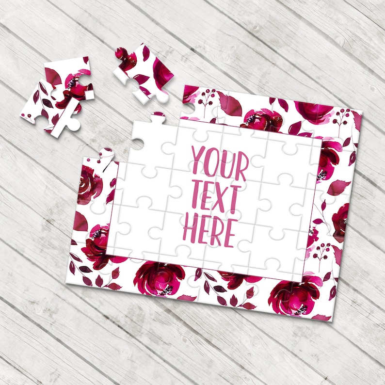 Wedding Announcement Pregnancy Announcement Create Your Own Puzzle Personalized Puzzle Announcement Ideas Custom Puzzle CYOP0087