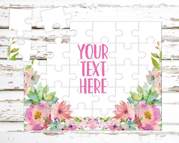 create your own puzzle pregnancy announcement custom etsy