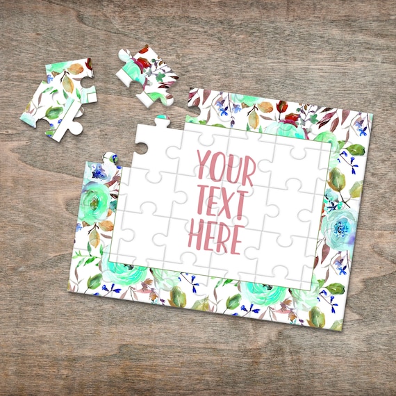 Create Your Own Puzzle Pregnancy Announcement Personalized Puzzle 