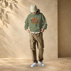 Lustiger Fuchs-Herbsthoodie | Mein Herbst-Arc: Snacks pur | Gemütlicher Pullover mit Waldmotiv