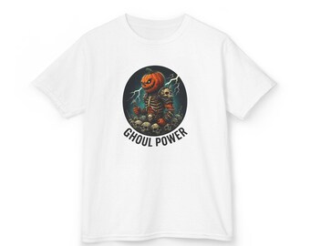 Ghoul Power Pumpkin Skeleton Tee