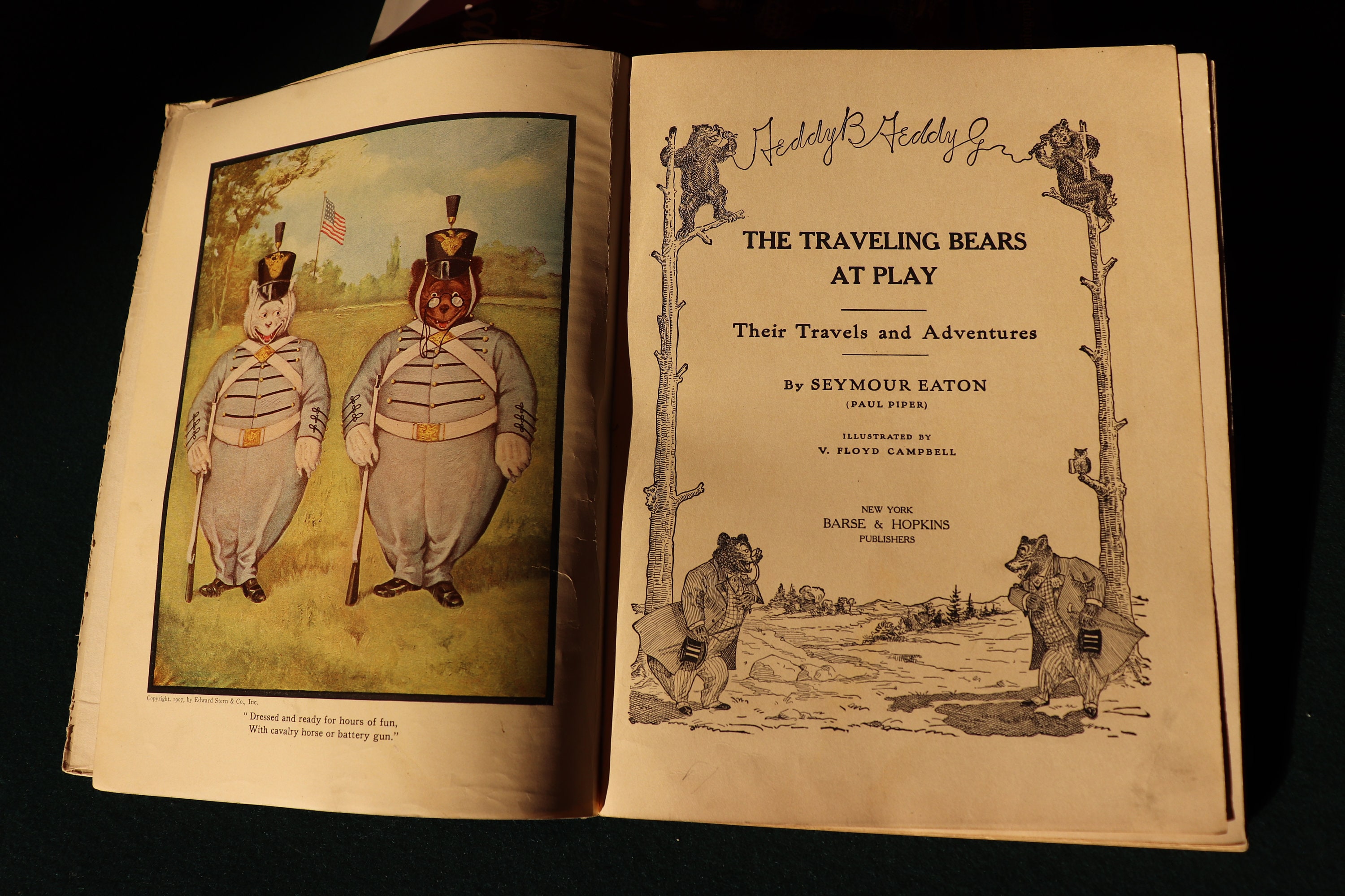 Rare Antique Children's Book, the Traveling Bears at Play Etsy