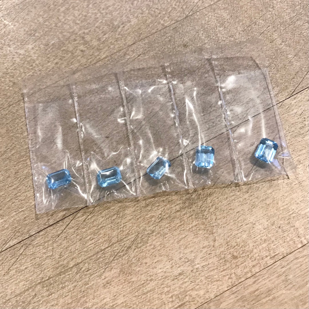 Rectangular Blue Topaz Stone - Etsy