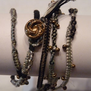 Hand Knotted Wrap Bracelet