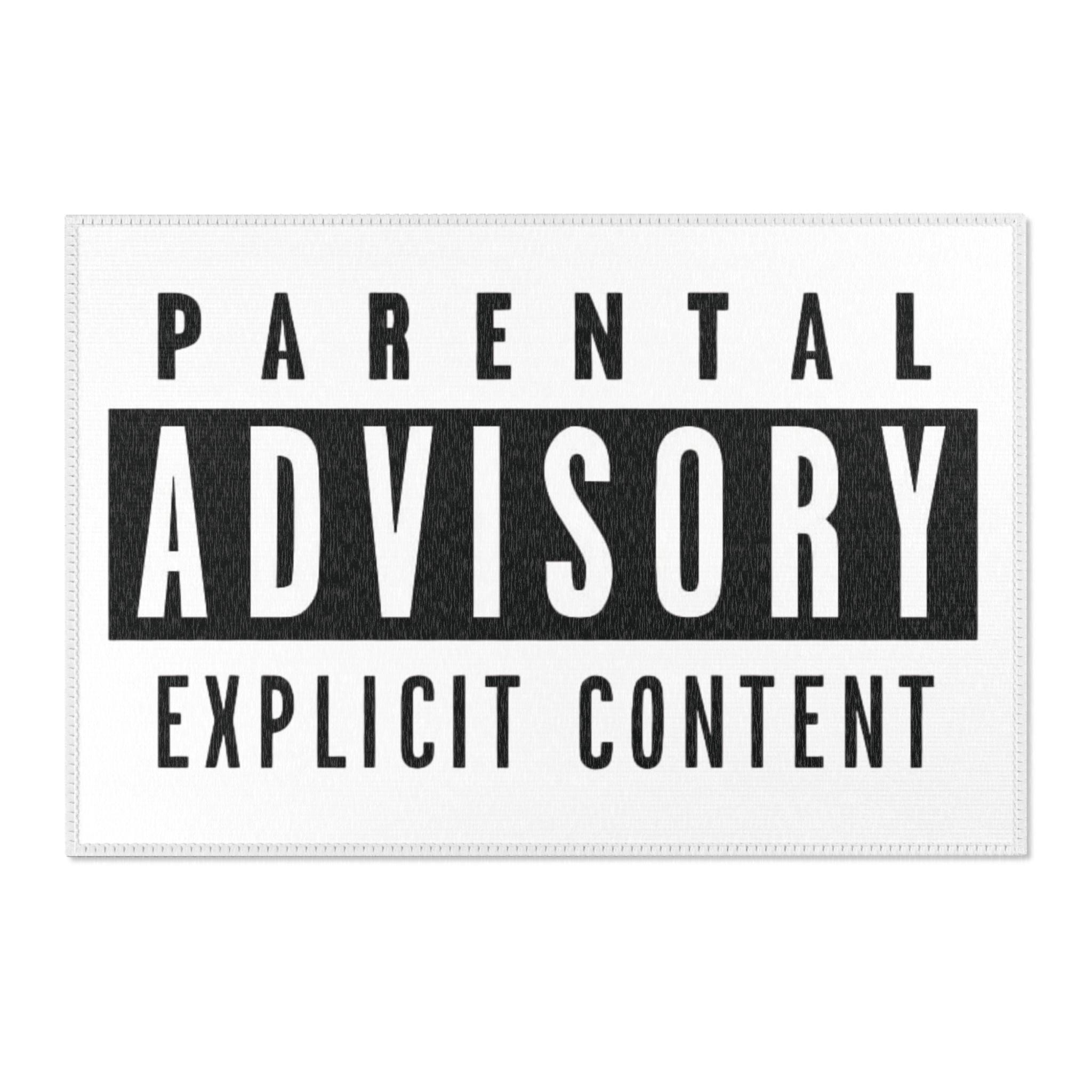 Parental Advisory Rug - Etsy