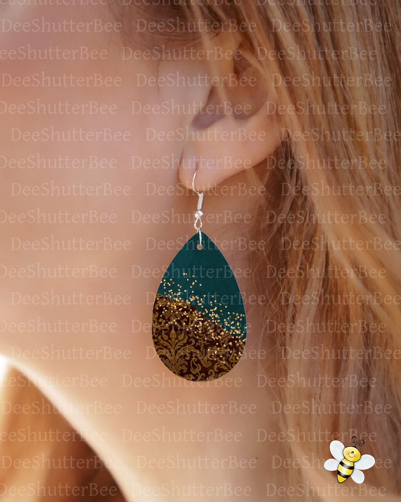 Teardrop sublimation earrings Clearance