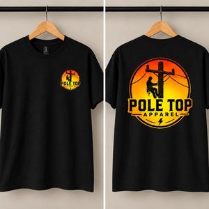 IBEW-Shirt | Bekleidung für Mastmonteure | T-Shirt für Monteure | Hemd für Stromleitungsmonteure | Hemd für Sturmjäger | Geschenk für Energieversorger | T-Shirt für Monteure