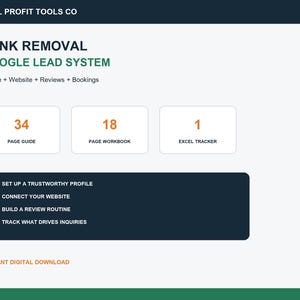 Junk Removal Google Business Profile & Website Guide | Local SEO, Reviews, Service Areas and Online Booking