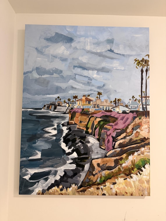 La Jolla Cliffs at Dusk – Original