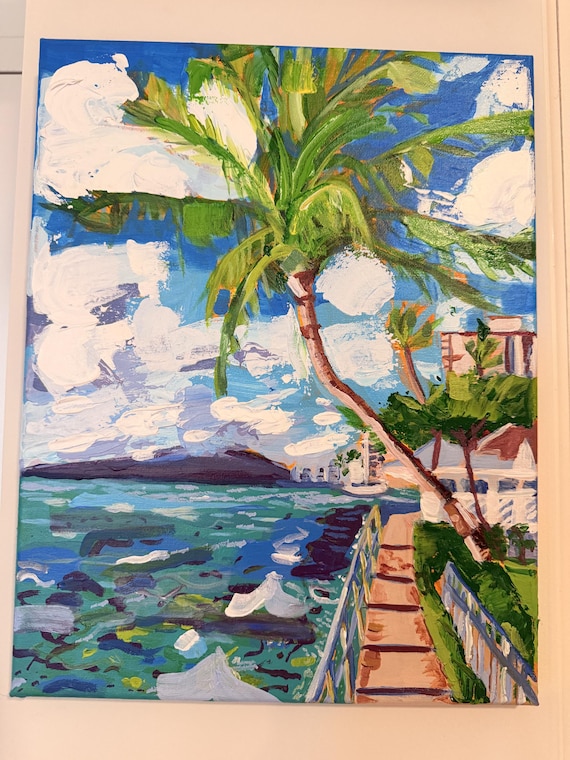 Secret Palm Tree Beach in Oahu – Original