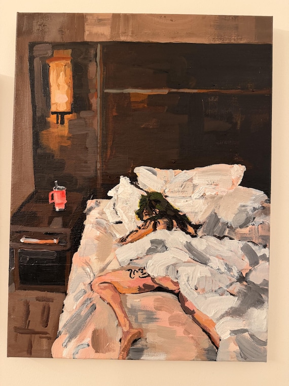 Women on Bed – Original