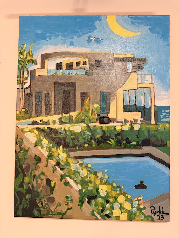 House in Wind and Sea – Original