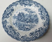 Johnson Brothers England COACHING SCENES 6 1 4 Inch Bread and Butter Plate