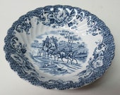 Johnson Brothers England COACHING SCENES Hunting Country 5 1 8 Inch Fruit or Dessert Bowl