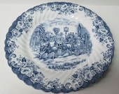 Johnson Brothers England COACHING SCENES 9 7 8 Inch DINNER Plate