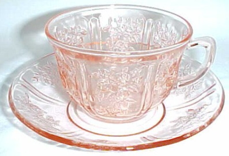 Federal Pink SHARON CABBAGE ROSE Tea or Coffee Cup and Saucer Etsy