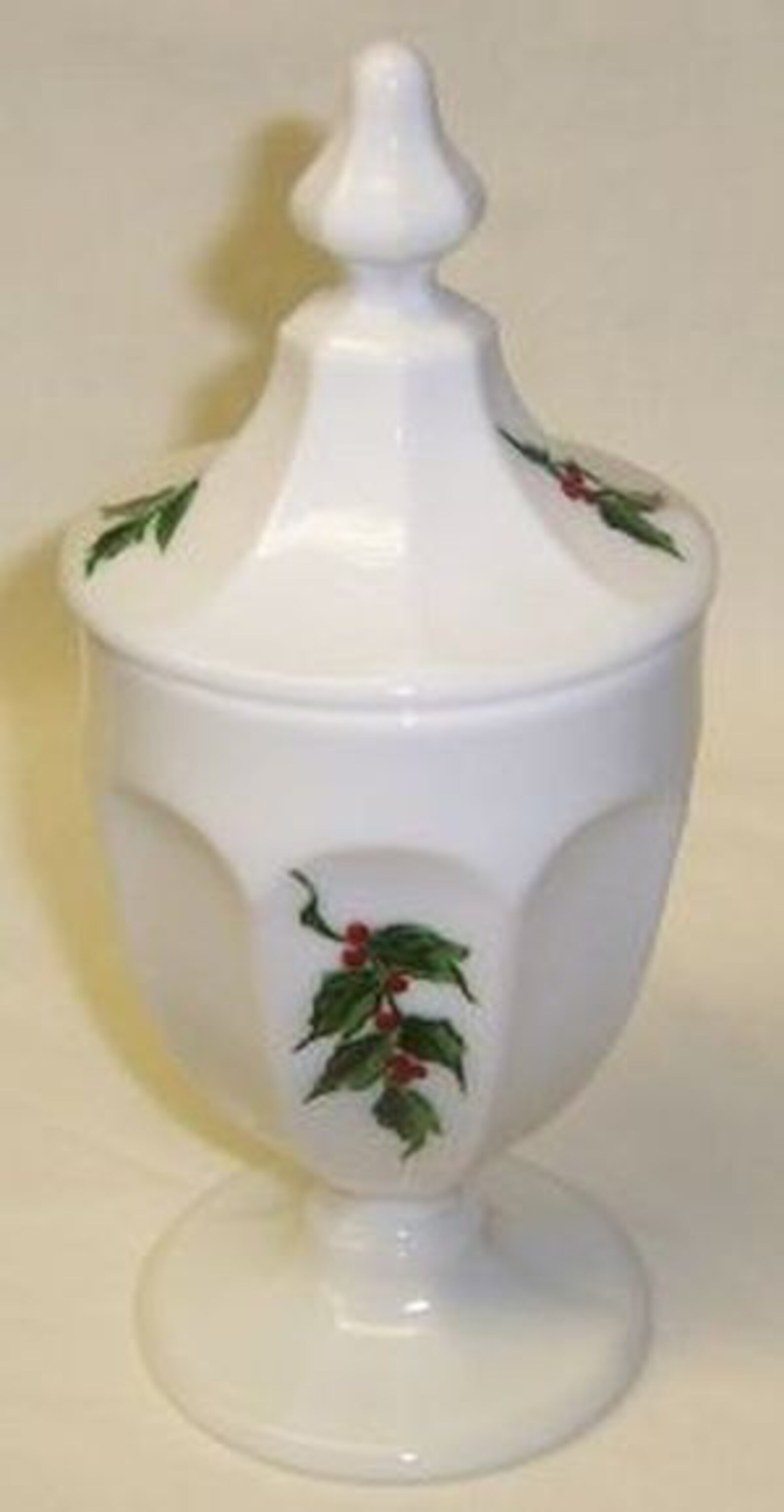 Westmoreland Milk Glass COLONIAL Candy Dish and Lid With Hand Etsy