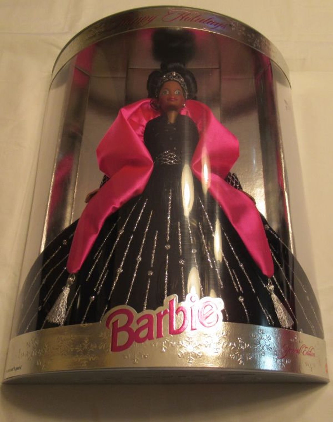 1998 Mattel Black HAPPY HOLIDAYS BARBIE Doll Special Edition | Etsy