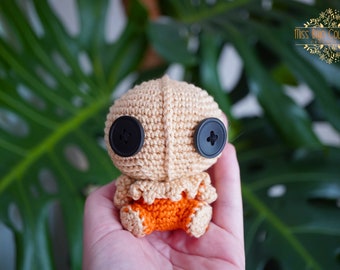 Amigurumi Halloween boy. Horror, creepy, scary doll. Kawaii version.