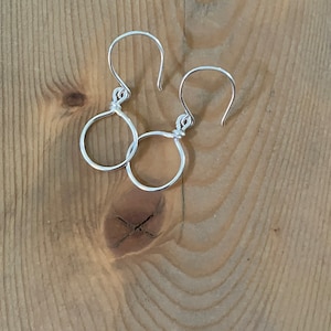 Wire Wrapped Creolen/Silber Creolen/Hängeohrringe/Wire Wrapped Schmuck