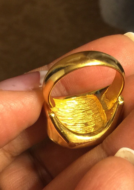 Vintage 1970's Christian Dior Diamond & Sapphire … - image 3