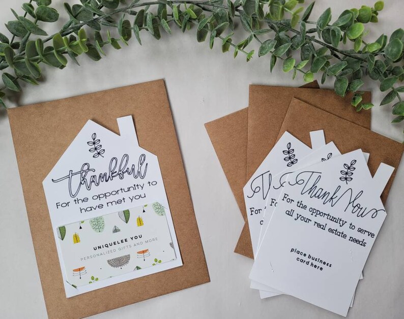 SET of Realtor Appreciation Cards Appreciation Pack Gift Etsy