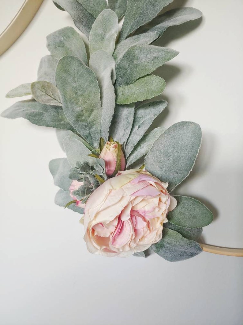 Floral Hoop Wreaths Nursery Hoop Wreaths Set of 3 Wreaths Etsy