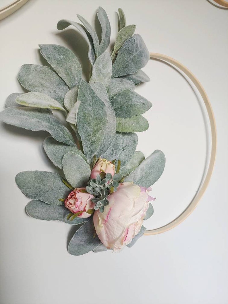 Floral Hoop Wreaths Nursery Hoop Wreaths Set of 3 Wreaths Etsy