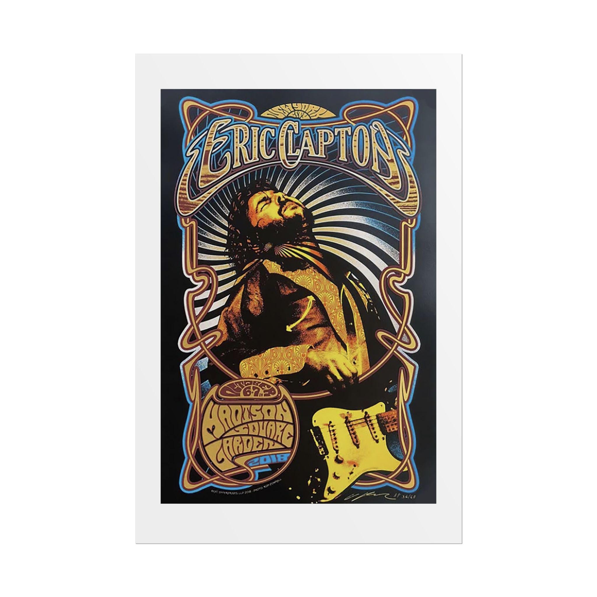 Eric Clapton Concert Poster - Etsy