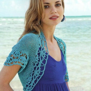 Knit Shrug, Knit Bolero, Knit  sleeves, Sizes XS to Plus Sizes