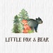 Little Fox and Bear