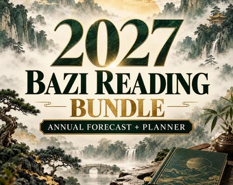 2027 Birth Chart Reading Bundle | Personalized Astrology Report & Printable Planner