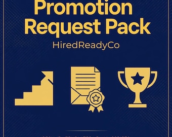 Promotion Request Letter Template, How to Ask for a Promotion at Work Guide, Salary Raise Request Scripts and Talking Points Download