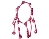 Artisan Textile Necklace: Handwoven Oaxacan Cotton, Natural Dye