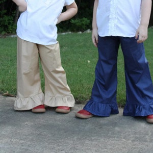 Uniform Navy, Khaki, and Black Ruffle Pants Baby, toddler, and girls ruffle pants sz 12m, 18m, 24m/ 2, 3,4,5,6,7,8, 10, 12