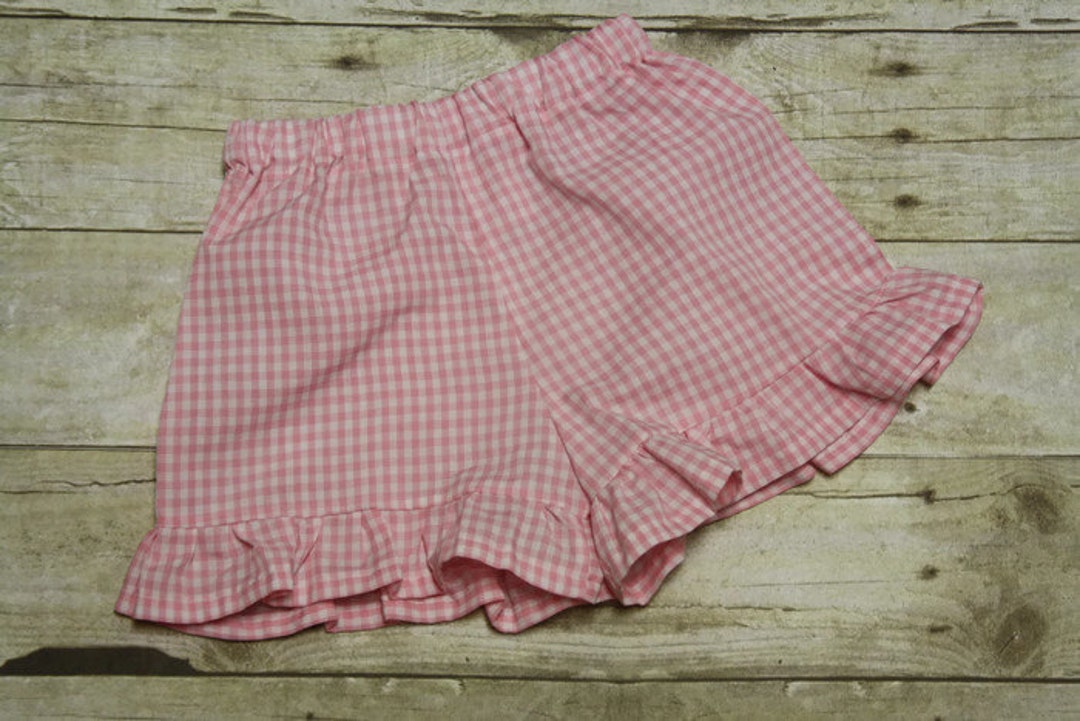 Rose Gingham Baby Shorts main image 1