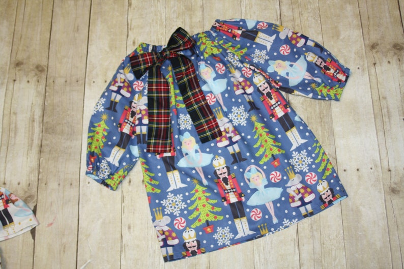 24m 2 18m Nutcracker Christmas Dress Custom Baby girls peasant dress sz 12m toddler 3,4,5,6,7,8 nutcracker outfit girls nutcracker