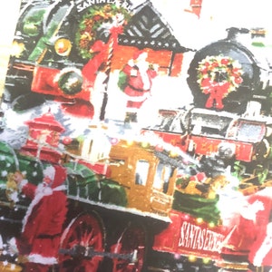 Sz 3 ready to ship Santa train Pants for baby, toddler, and Boys Christmas Pants size 3t North Polar express. zdjęcie 5