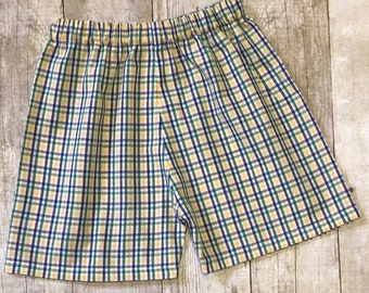 Purple green yellow gold Gingham Pants baby, toddler, boys, girls size 3m, 6m, 9m, 12m,18m, 24m, 2t, 3t, 4t, 5t,6, 7, 8 Mardi Gras outfit
