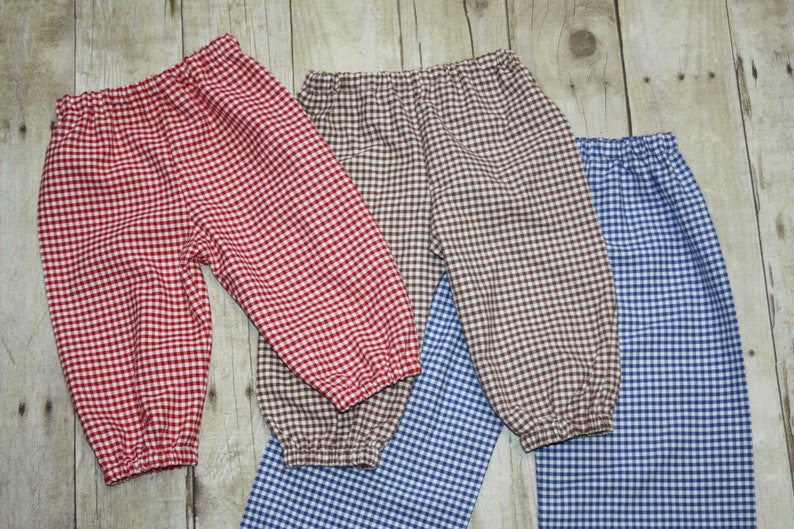 Gingham Bloomer Pants for Baby Toddler and Boys gingham - Etsy