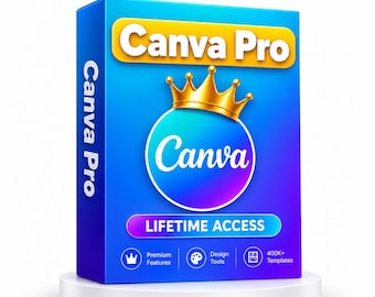 Canva Pro Lifetime Access | Premium Design Account | 400K+ Templates | AI Design Tools | Premium Graphics | Instant Digital Delivery