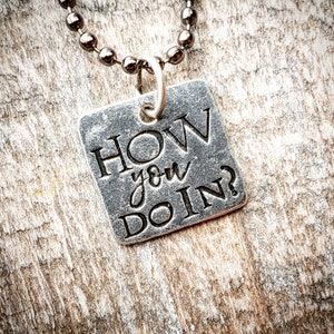How you doin? Friends necklace